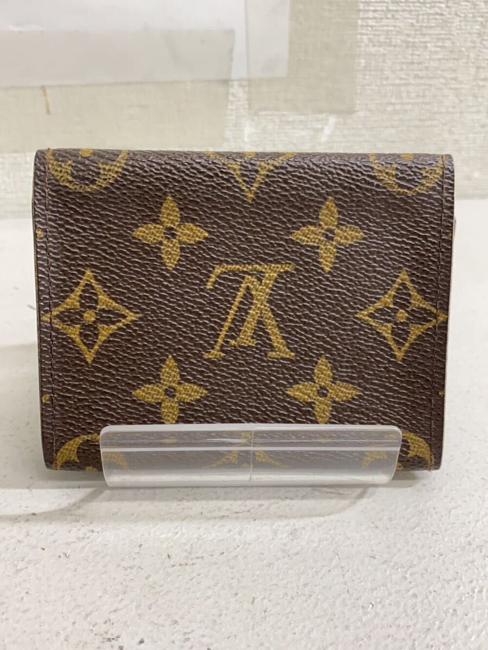 Louis Vuitton Visite Carte Brown Envelope Wallet Monogram Canvas de Brown